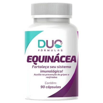 Equinácea 200mg - Imunidade Forte, Anti-inflamatório Natural, Cicatrização Rápida (90 cápsulas)