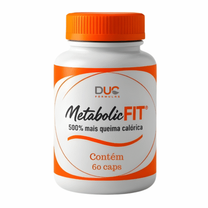 Metabolic Fit Ultra Termogênico Natural | Tripla Ação | Queima Calórica 500% Maior | Energia e Redução de Gordura