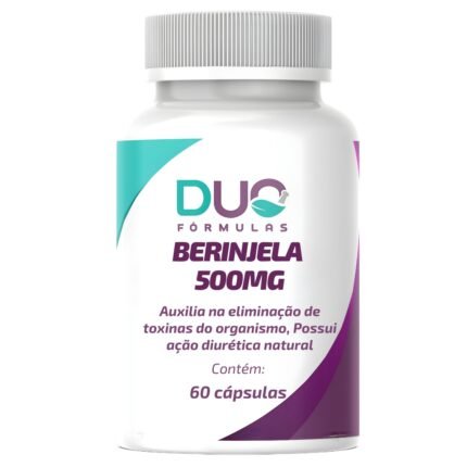 Berinjela 500mg 60 Cápsulas – Auxilia no Colesterol, Emagrecimento e Intestino | Ação Diurética